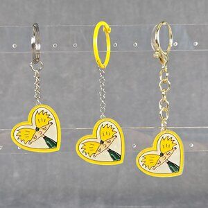 Hey Arnold Heart Locket Keychain - Helga's Arnold Heart Locket - Nickelodeon